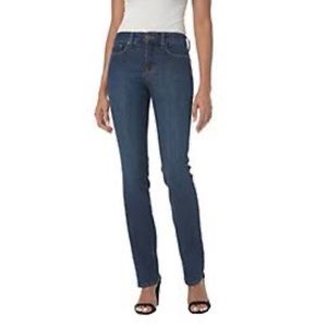NYDJ MARILYN straight leg dark wash jeans. NWT